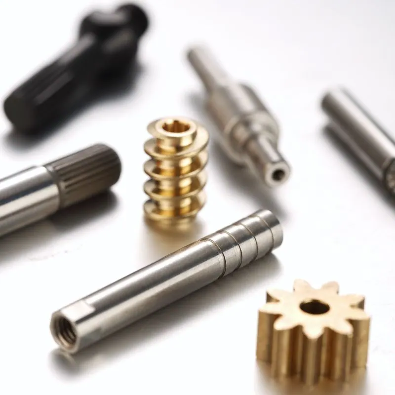 Turned parts with knurled, threaded and toothed features