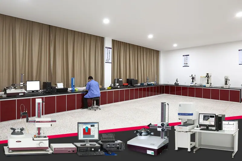 Measurement room with inspection instruments