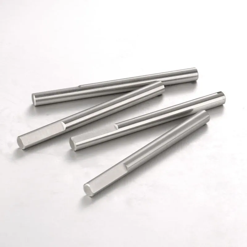 Shafts with flats at both ends